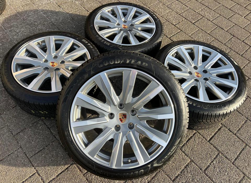 4 ORIGINAL 20" ALU WINTERRÄDER PORSCHE TAYCAN TEQUIPMENT #22ZA
