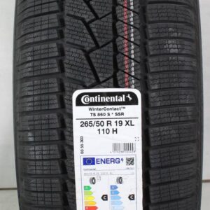 1x 265/50R19 110H CONTINENTAL WINTER CONTACT TS860S RUNFLAT #1VRG