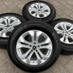 4 ORIGINAL 17" ALU WINTERRÄDER MERCEDES GLC X253 W253 RDKS  #216V