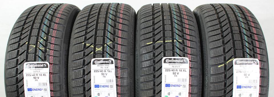 4x 225/40R18 92V CONTINENTAL TS870P WINTERREIFEN 2023 NEU #1VEH – Bild 2