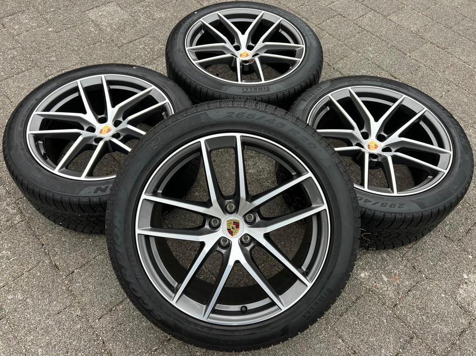 4 ORIGINAL 20" ALU WINTERRÄDER PORSCHE MACAN PIRELLI RDKS #22QA