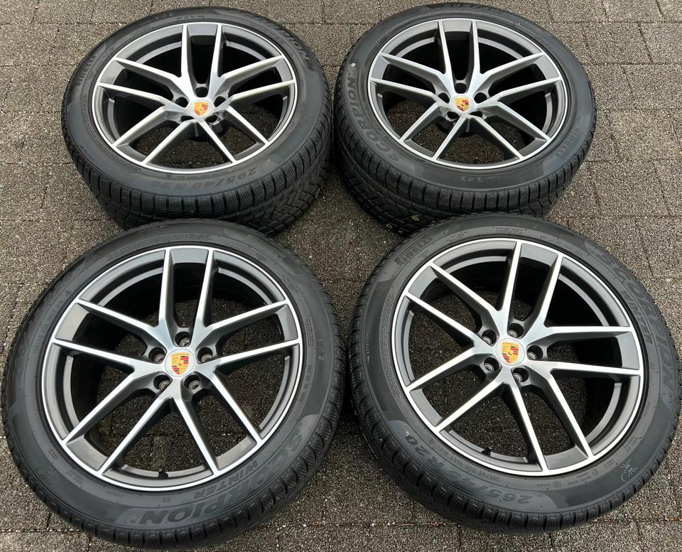 4 ORIGINAL 20" ALU WINTERRÄDER PORSCHE MACAN PIRELLI RDKS #23GD – Bild 2