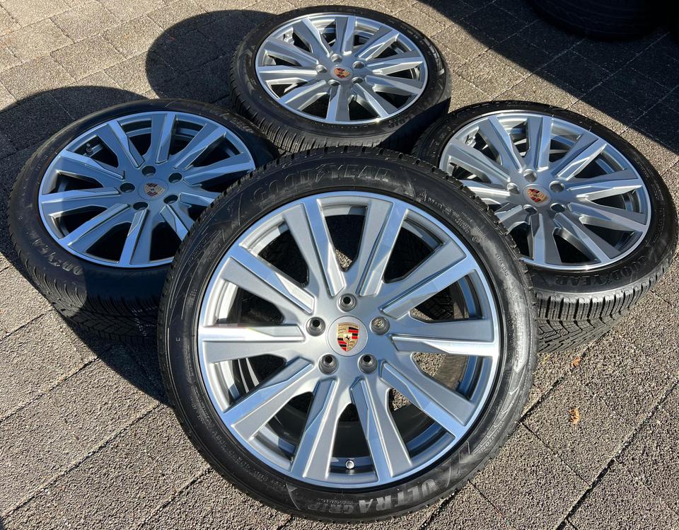 4 ORIGINAL 20" ALU WINTERRÄDER PORSCHE TAYCAN TEQUIPMENT #23OD