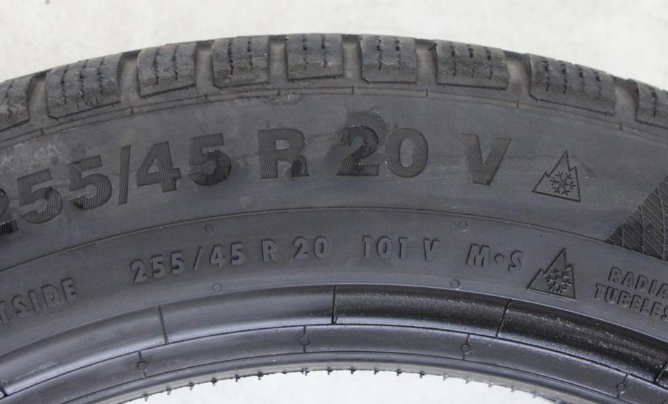 1x 255/45R20 101V CONTINENTAL WINTER CONTACT TS850P 2021 #25ME – Bild 4