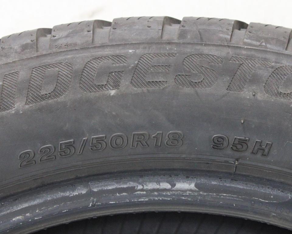 2x 225/50R18 95H BRIDGESTONE WINTERREIFEN RUNFLAT 2015 #227K – Bild 5