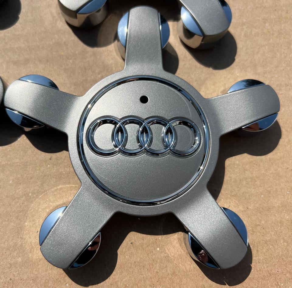 4 ORIGINAL NABENDECKEL STERN AUDI Q5 8R 8R0601165 NEU 5x112 #1XLW – Bild 5
