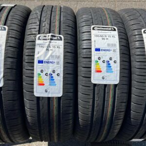 4x 195/65R15 95H CONTINENTAL ECO CONTACT 6 SOMMERREIFEN NEU #1WDH