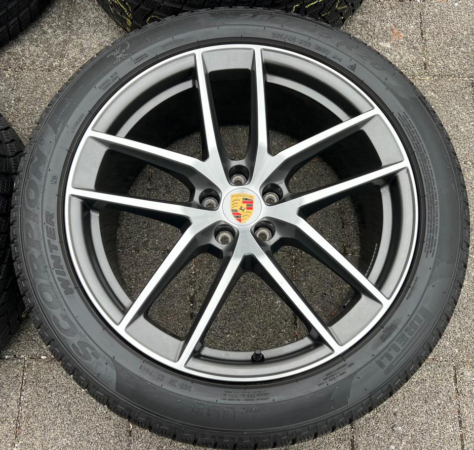 4 ORIGINAL 20" ALU WINTERRÄDER PORSCHE MACAN PIRELLI RDKS #22QA – Bild 5