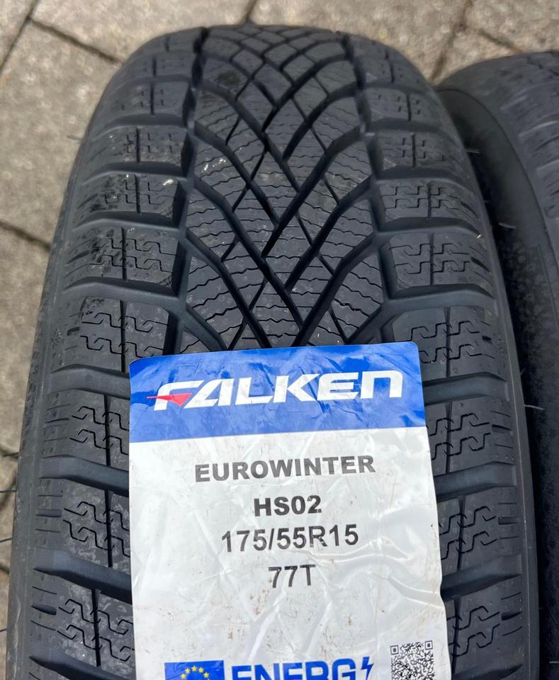 2x 175/55R15 77T FALKEN EUROWINTER HS02 WINTERREIFEN 2022 #1ZHT – Bild 2