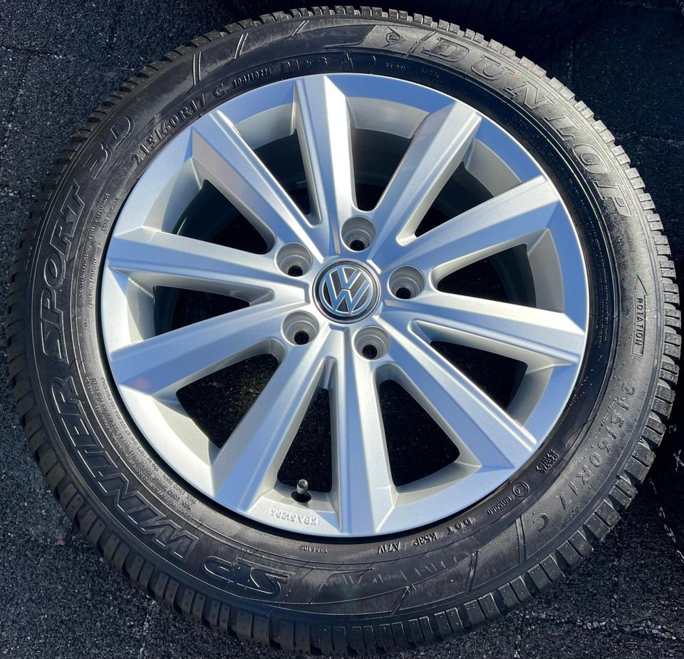 4 ORIGINAL ALU WINTERRÄDER 17" VW BUS T5 T6 T6.1 215/60R17C #265R – Bild 6