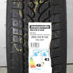 1x 205/60R16C 100/98T BRIDGESTONE BLIZZAK LM-32C NEU 2019 #26HA