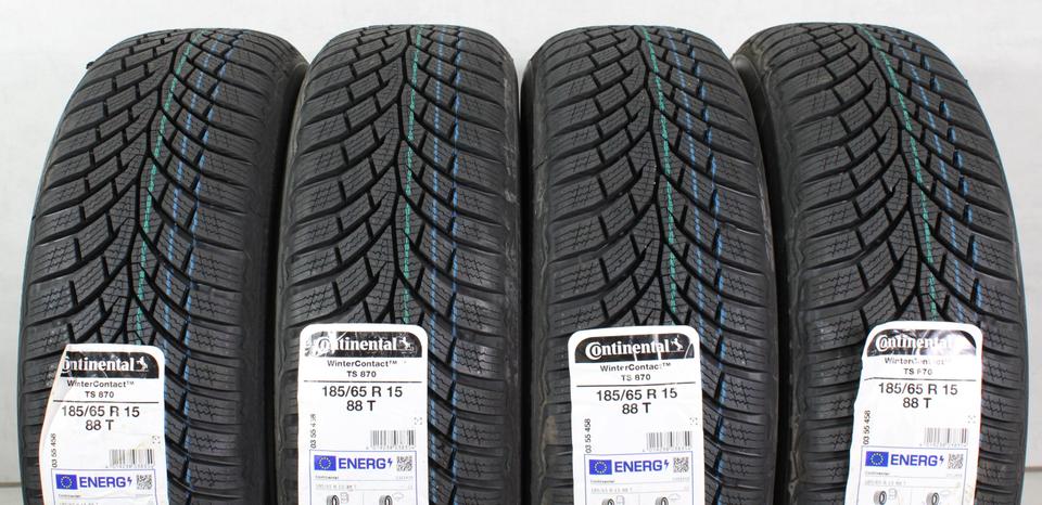 4x 185/65R15 88T CONTINENTAL TS870 WINTERREIFEN 2023 NEU #1VTX – Bild 2