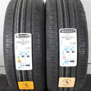 2x 225/55R18 102Y CONTINENTAL SOMMERREIFEN NEU 2019 XL #26VZ