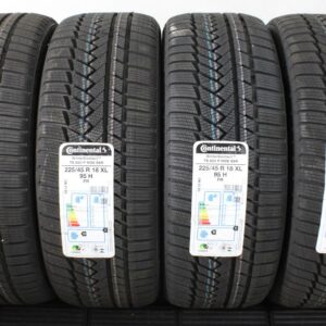 4x 225/45R18 95H CONTINENTAL WINTERREIFEN RUNFLAT 2021 XL #1Y7T
