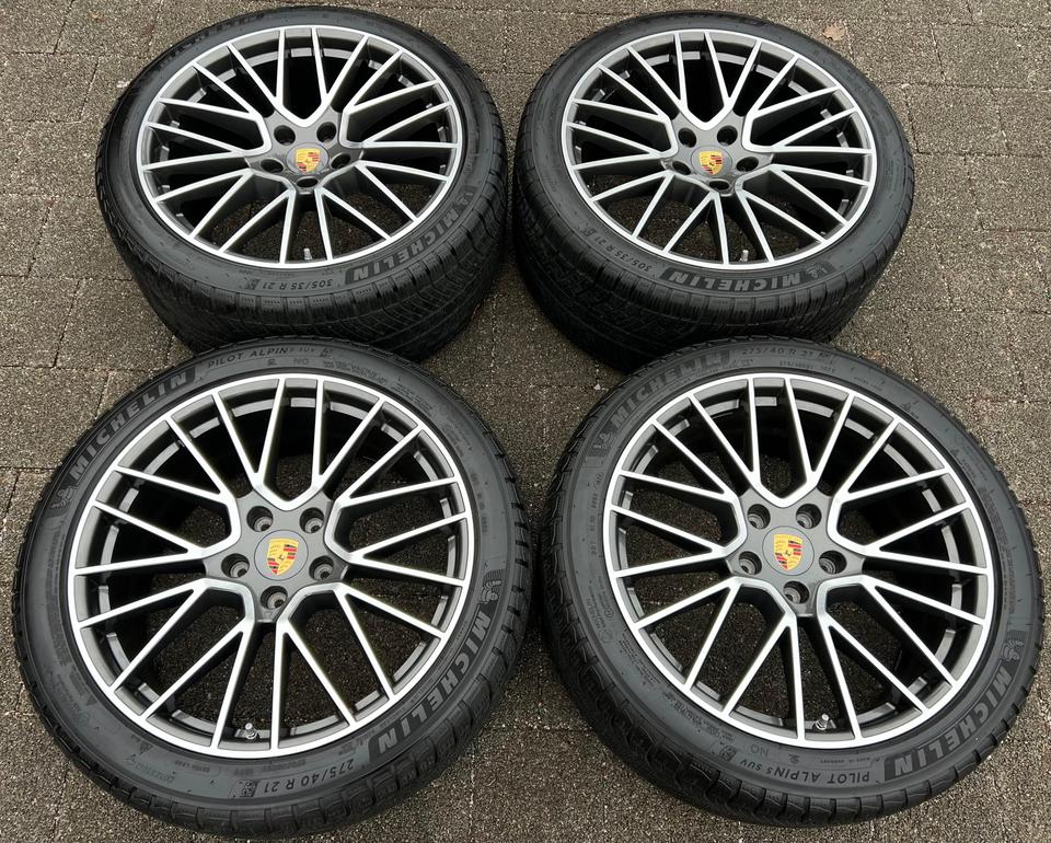 4 ORIGINAL 21" ALU WINTERRÄDER PORSCHE CAYENNE 9YA MICHELIN #24DW – Bild 2