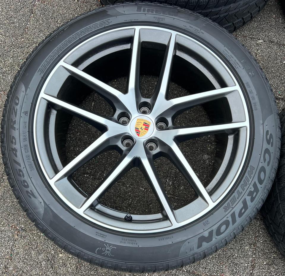 4 ORIGINAL 20" ALU WINTERRÄDER PORSCHE MACAN PIRELLI RDKS #24EF – Bild 3