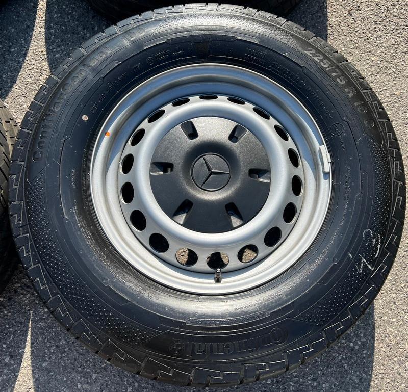 4 SOMMERRÄDER MERCEDES SPRINTER W907 225/75R16C 121/120R #15IQ – Bild 3