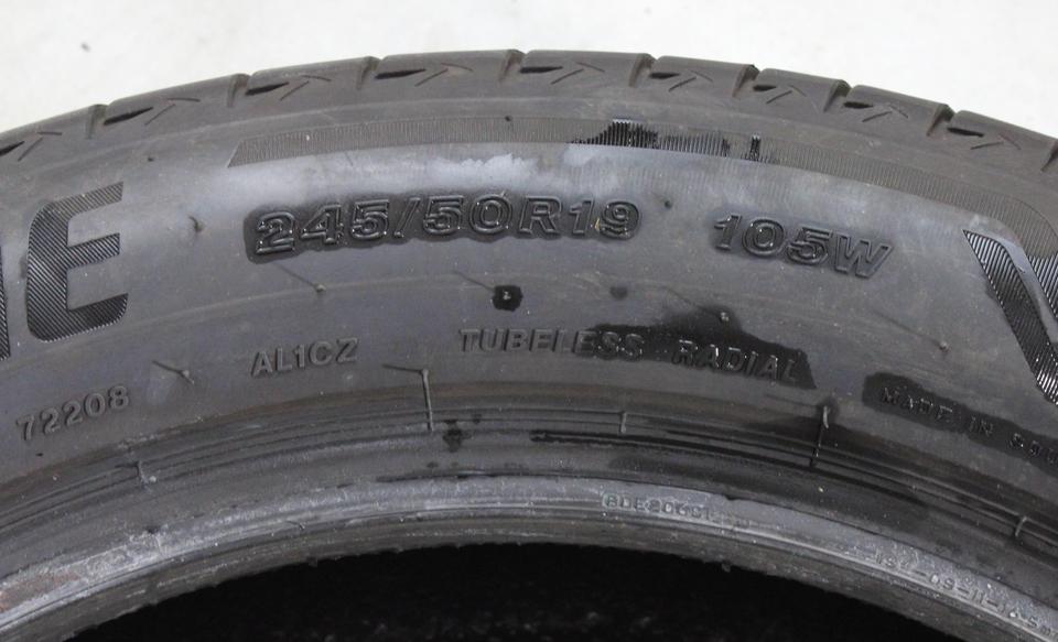 1x 245/50R19 105W BRIDGESTONE ALENZA 001 RUNFLAT 2023 #26MB – Bild 4