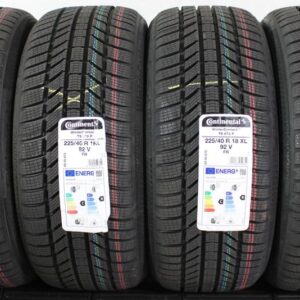 4x 225/40R18 92V CONTINENTAL TS870P WINTERREIFEN 2023 NEU #1VEH
