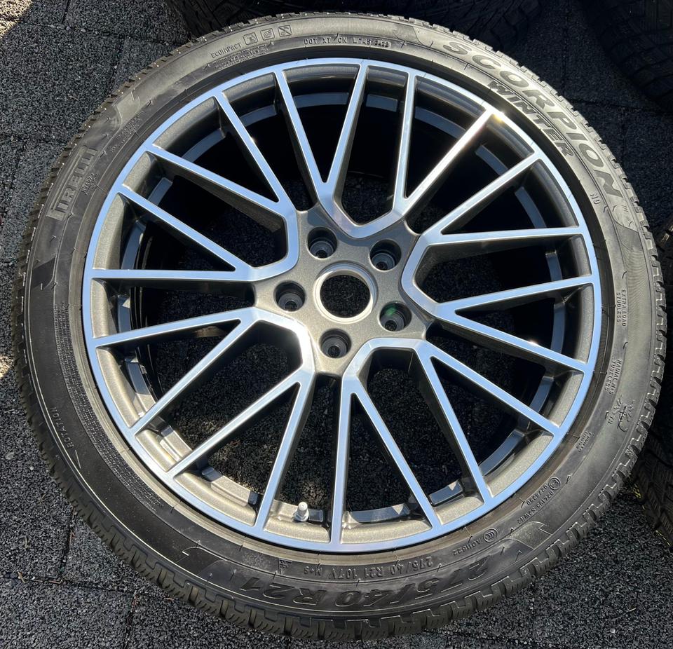 4 ORIGINAL 21" ALU WINTERRÄDER PORSCHE CAYENNE 9YA PIRELLI #22XY – Bild 4