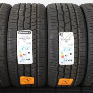 4x 255/40R18 99V CONTINENTAL WINTERREIFEN 2019 XL NEU #1Y8C