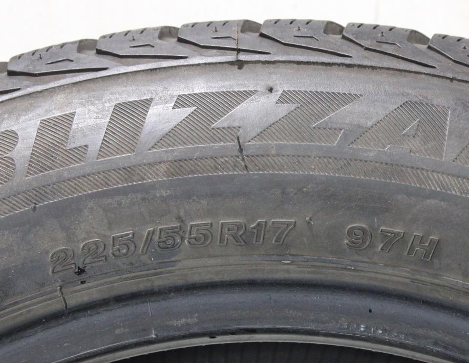 2x 225/55R17 97H BRIDGESTONE WINTERREIFEN RUNFLAT 2015 * #23LH – Bild 5