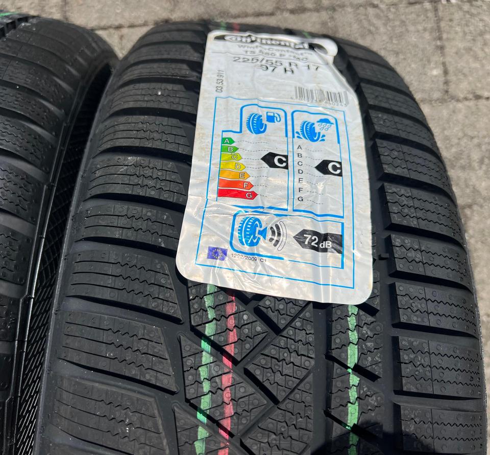 2x 225/55R17 97H CONTINENTAL WINTERREIFEN NEU 2020 #1YAV – Bild 3