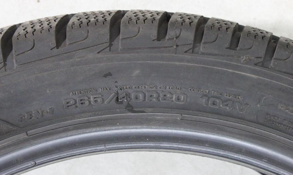 1x 265/40R20 104V GOODYEAR ULTRA GRIP PERFORMANCEN GEN-1 AO #268W – Bild 4