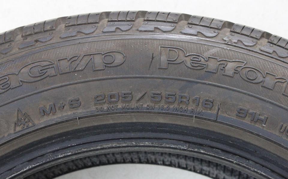 4x 205/55R16 91H GOODYEAR WINTERREIFEN RUNFLAT 2017 #23CB – Bild 6