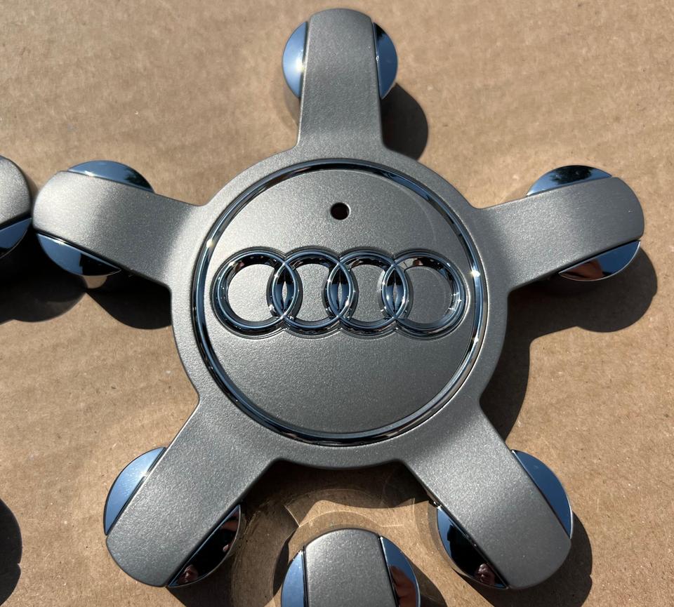 4 ORIGINAL NABENDECKEL STERN AUDI Q5 8R 8R0601165 NEU 5x112 #1XLW – Bild 3