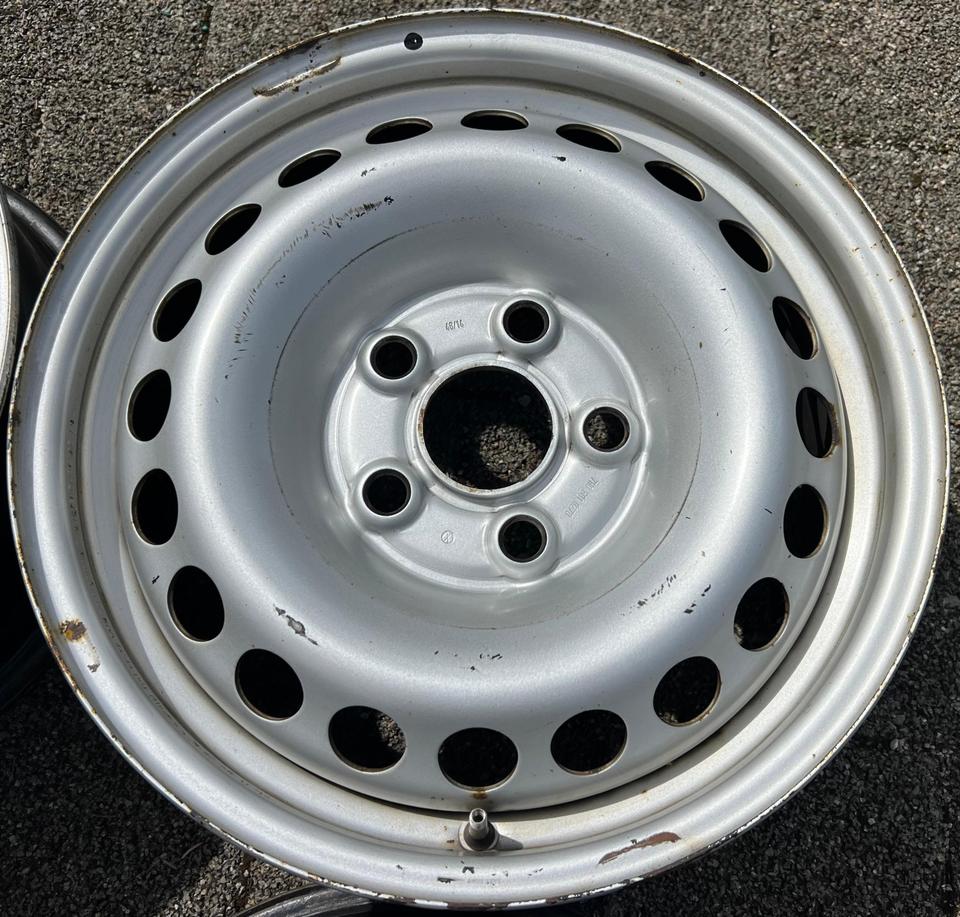 4 STAHLFELGEN 16" VW BUS T5 T6 6,5x16 ET51 5x120 FREIHAUS #1ZFT – Bild 5