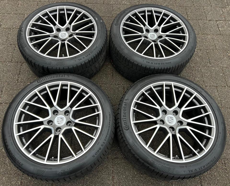 4 ORIGINAL 21" ALU WINTERRÄDER PORSCHE CAYENNE 9YA CONTI #24BR – Bild 2