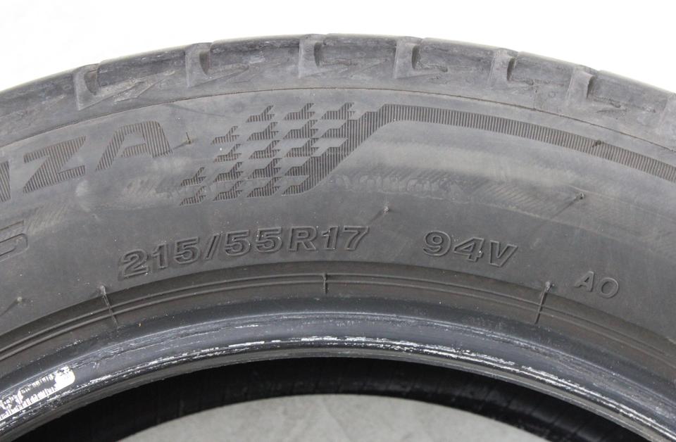 4x 215/55R17 94V BRIDGESTONE TURANZA T005 AO SOMMERREIFEN #26IP – Bild 6