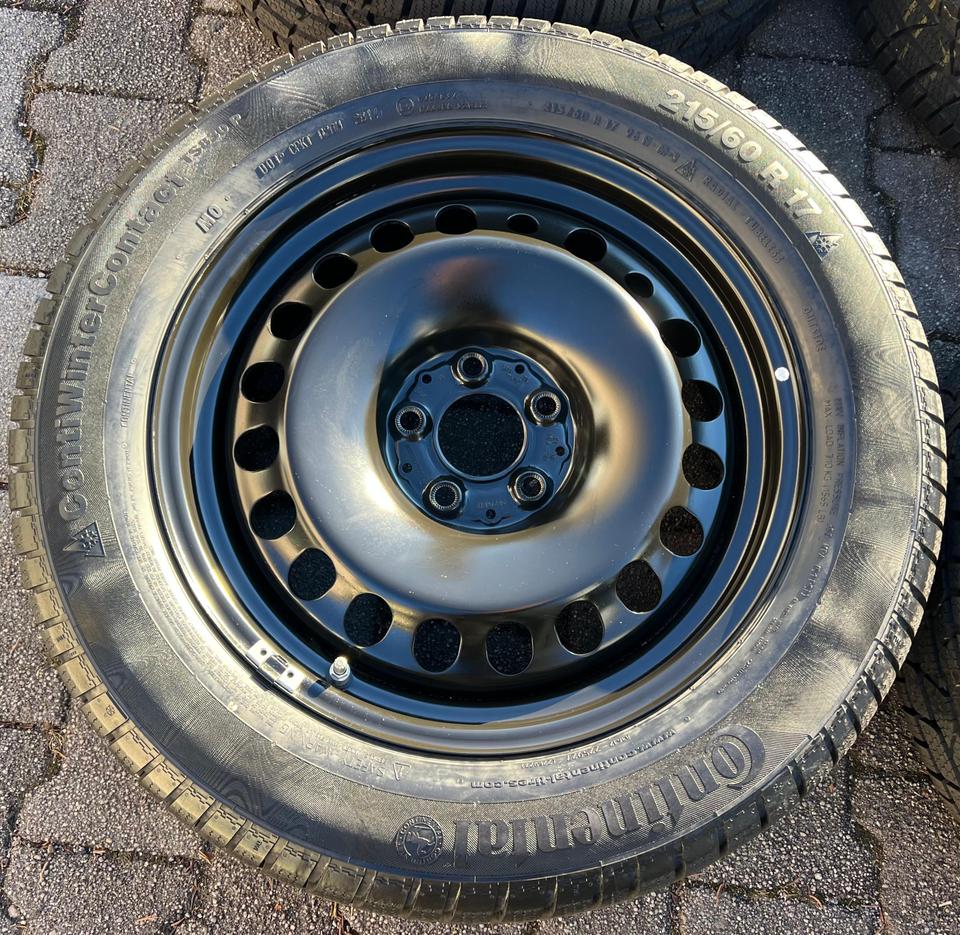 4 WINTERRÄDER MERCEDES GLA X156 215/60R17 96H CONTINENTAL #24BD – Bild 5
