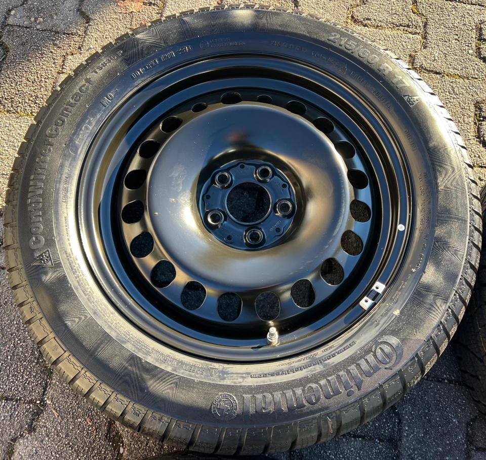 4 WINTERRÄDER MERCEDES GLA X156 215/60R17 96H CONTINENTAL #24BD – Bild 3