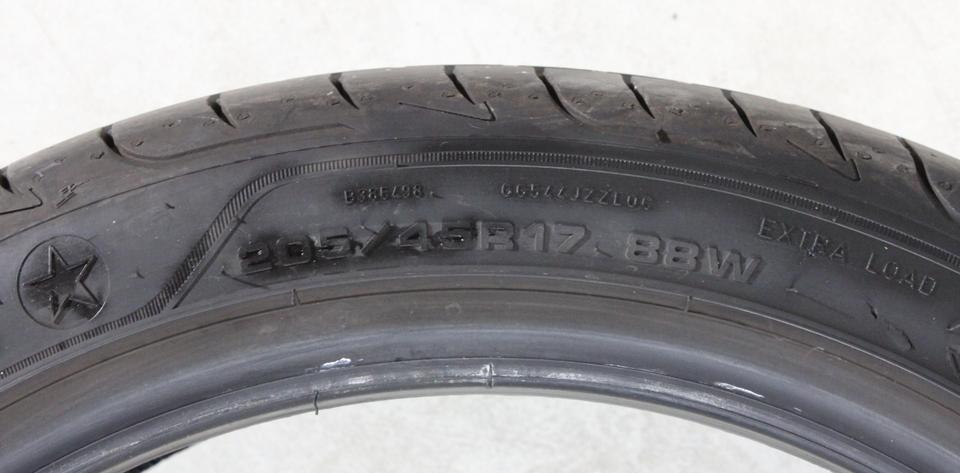 2x 205/45R17 88W GOODYEAR SOMMERREIFEN 5,5-6MM 2021/2023 #26LL – Bild 5