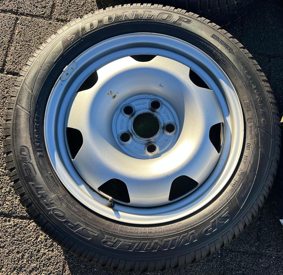 4 WINTERRÄDER 17" VW BUS T5 T6 T6.1 215/60R17C 104/102H #24BC – Bild 3