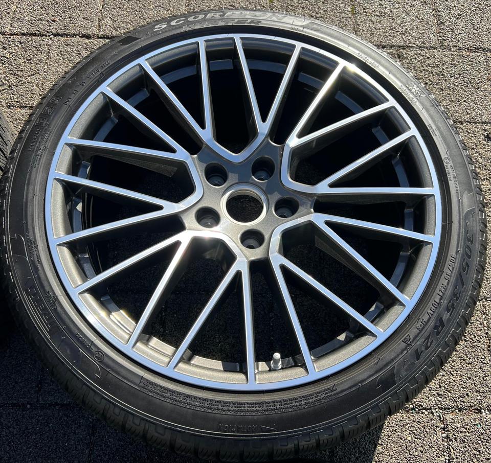 4 ORIGINAL 21" ALU WINTERRÄDER PORSCHE CAYENNE 9YA PIRELLI #22XY – Bild 3