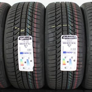 4x 225/40R18 92V CONTINENTAL TS870P WINTERREIFEN 2023 NEU #1VEG