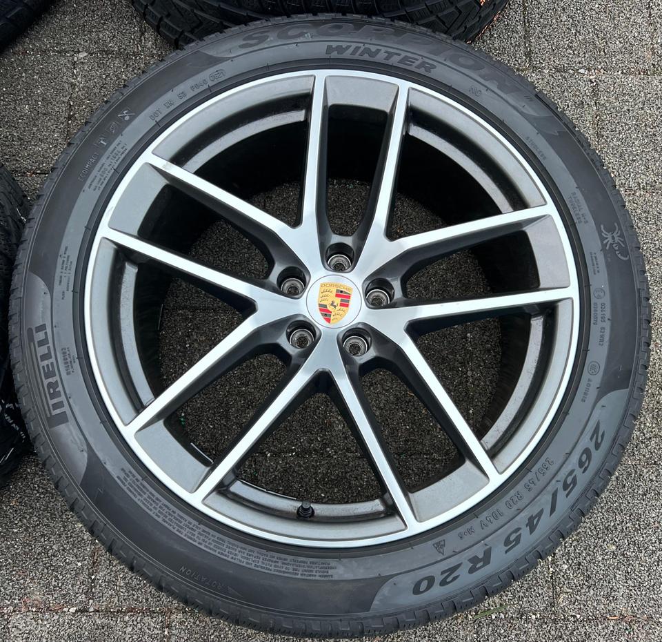 4 ORIGINAL 20" ALU WINTERRÄDER PORSCHE MACAN PIRELLI RDKS #24EF – Bild 6