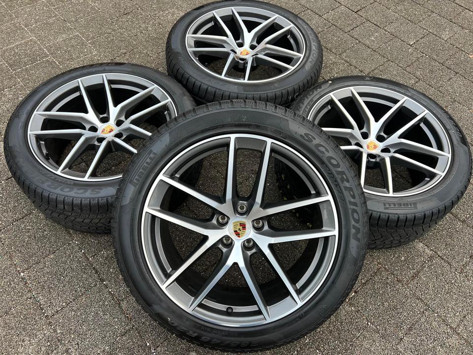 4 ORIGINAL 20" ALU WINTERRÄDER PORSCHE MACAN PIRELLI RDKS #23GD