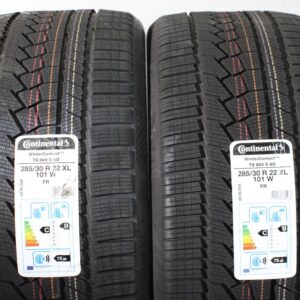 2x 285/30R22 101W CONTINENTAL TS860S WINTERREIFEN 2019 NEU #210K