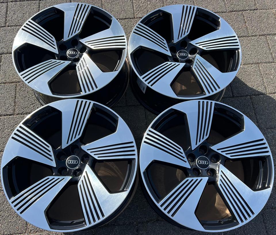4 ORIGINAL 21" ALUFELGEN AUDI E-TRON & Q8 E-TRON GE GEN 4KE #27AU