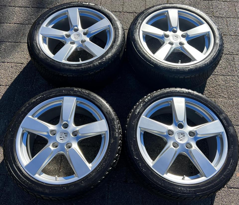 4 ORIGINAL 19" ALU WINTERRÄDER PORSCHE CAYMAN BOXSTER 982 #23ED – Bild 2