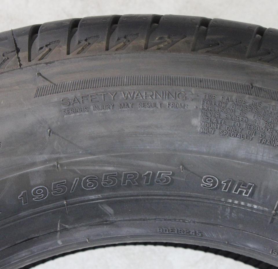 2x 195/65R15 91H BRIDGESTONE TURANZA T005 SOMMERREIFEN #24BY – Bild 5