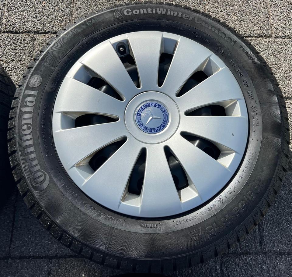 4 STAHLFELGEN 15" MERCEDES A-KLASSE 176 B-KLASSE 246 24640 #27BN – Bild 3