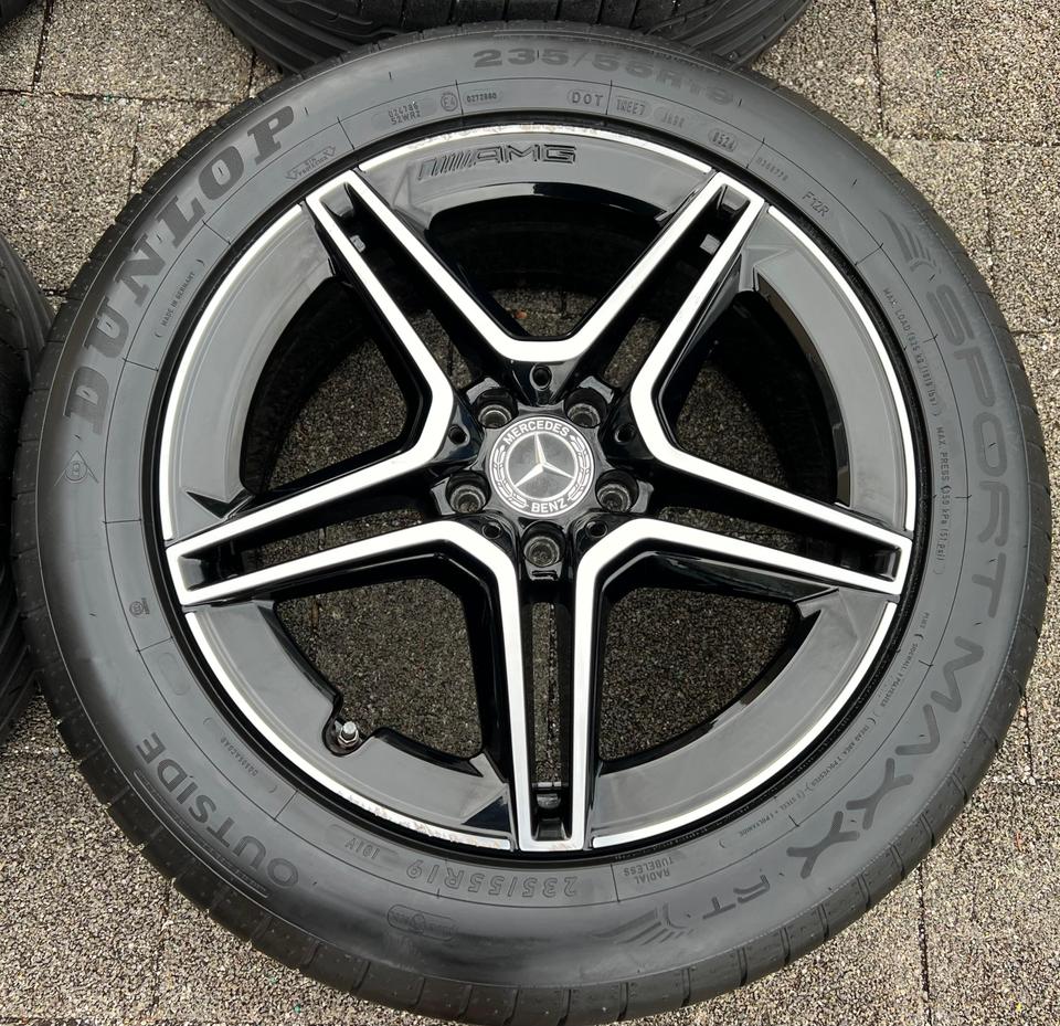 4 ORIGINAL ALU 19" SOMMERRÄDER MERCEDES GLC KLASSE X253 AMG #1ZFH – Bild 4