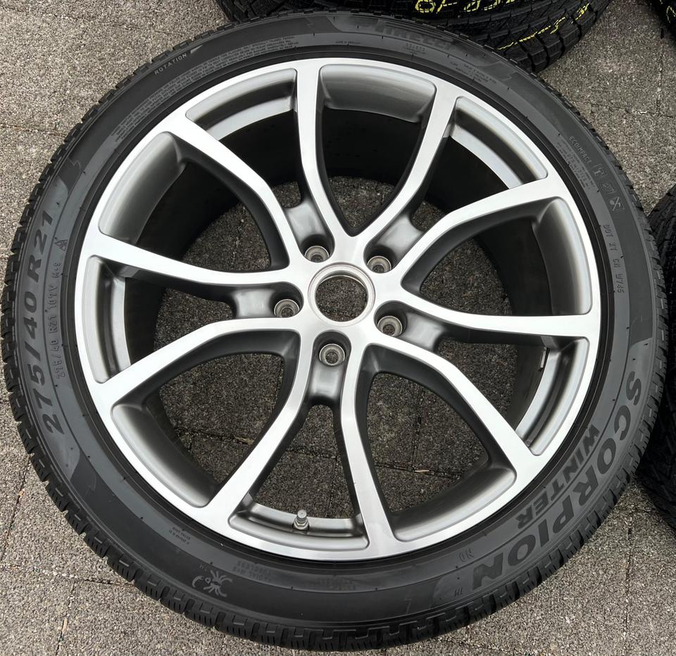 4 ORIGINAL 21" ALU WINTERRÄDER PORSCHE CAYENNE COUPE E3 9Y #22JD – Bild 5