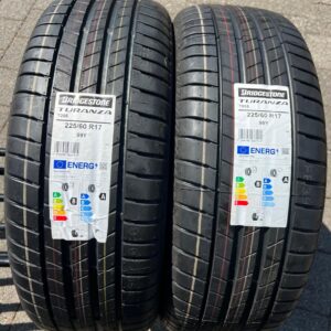 2x 225/60R17 99Y BRIDGESTONE TURANZA T005 SOMMERREIFEN NEU #1WEG
