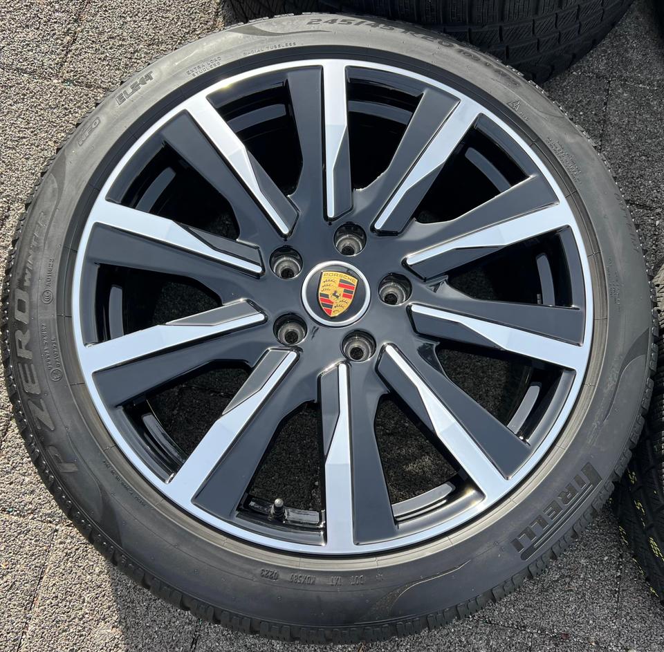 4 ORIGINAL 20" ALU WINTERRÄDER PORSCHE TAYCAN TEQUIPMENT #22OT – Bild 5